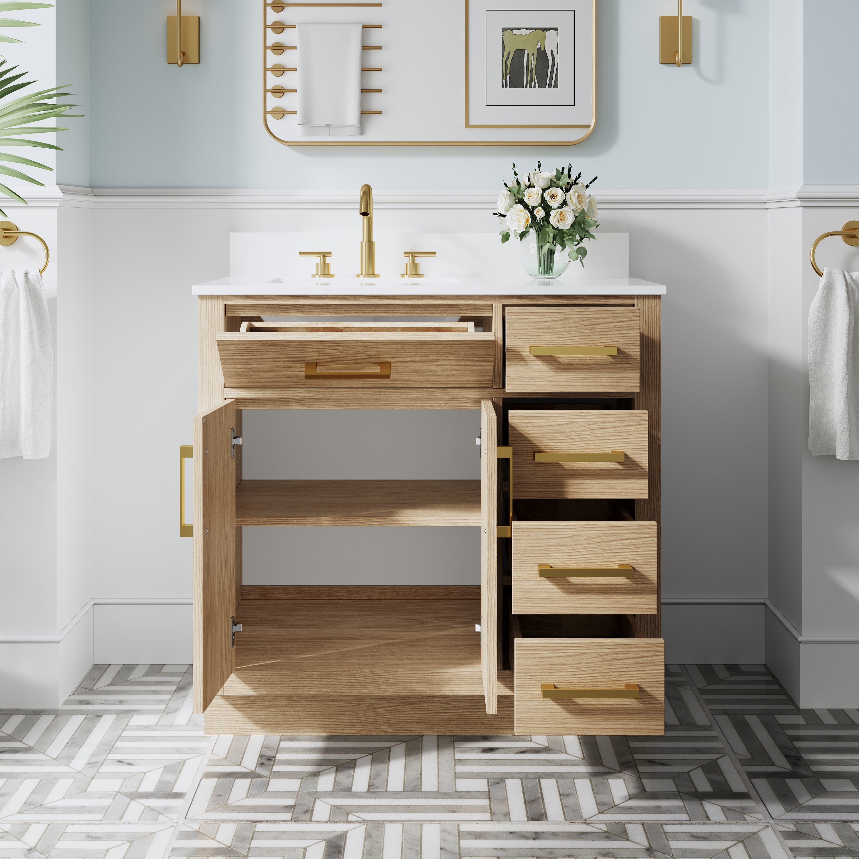 #Handle Color_Brushed Gold