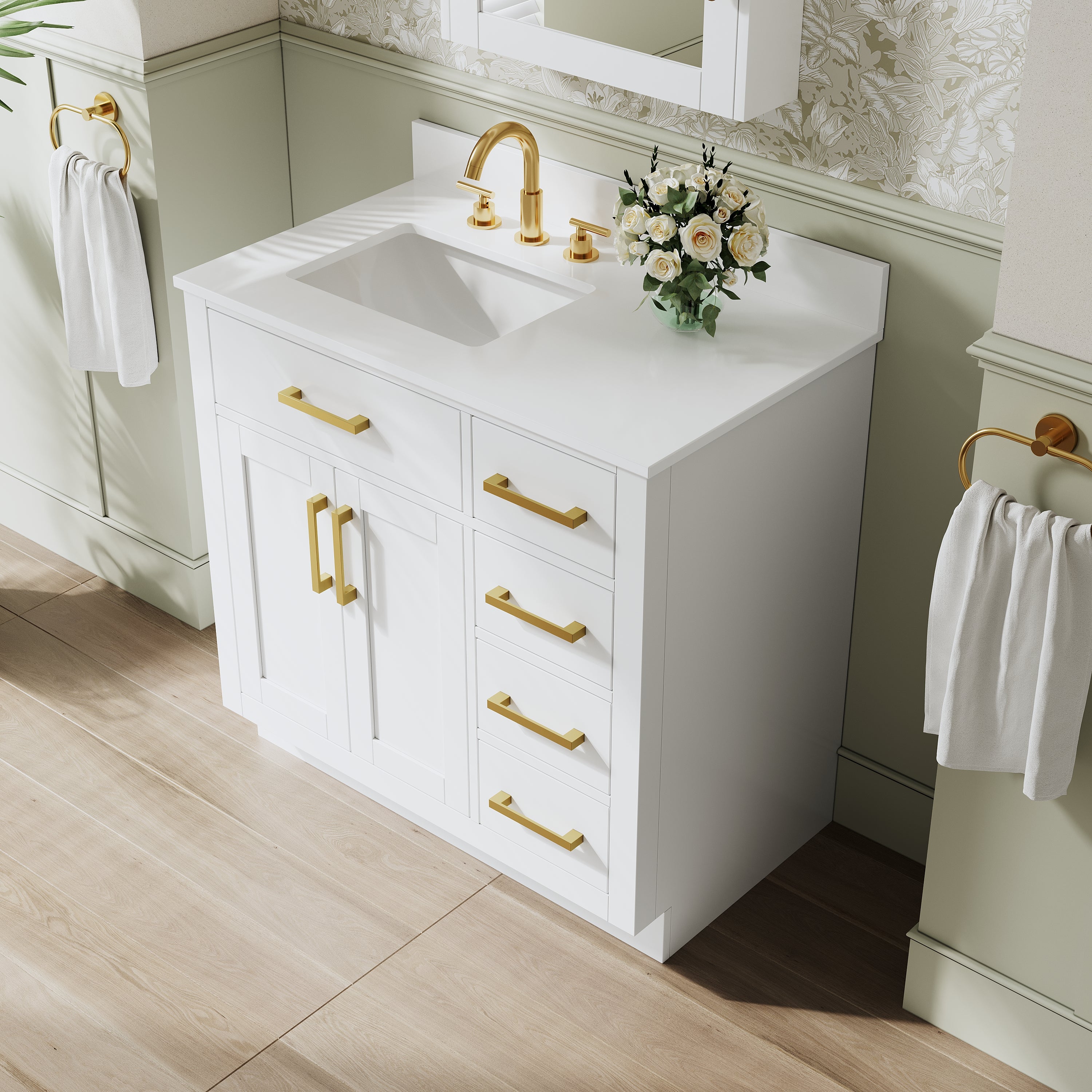 #Handle Color_Brushed Gold