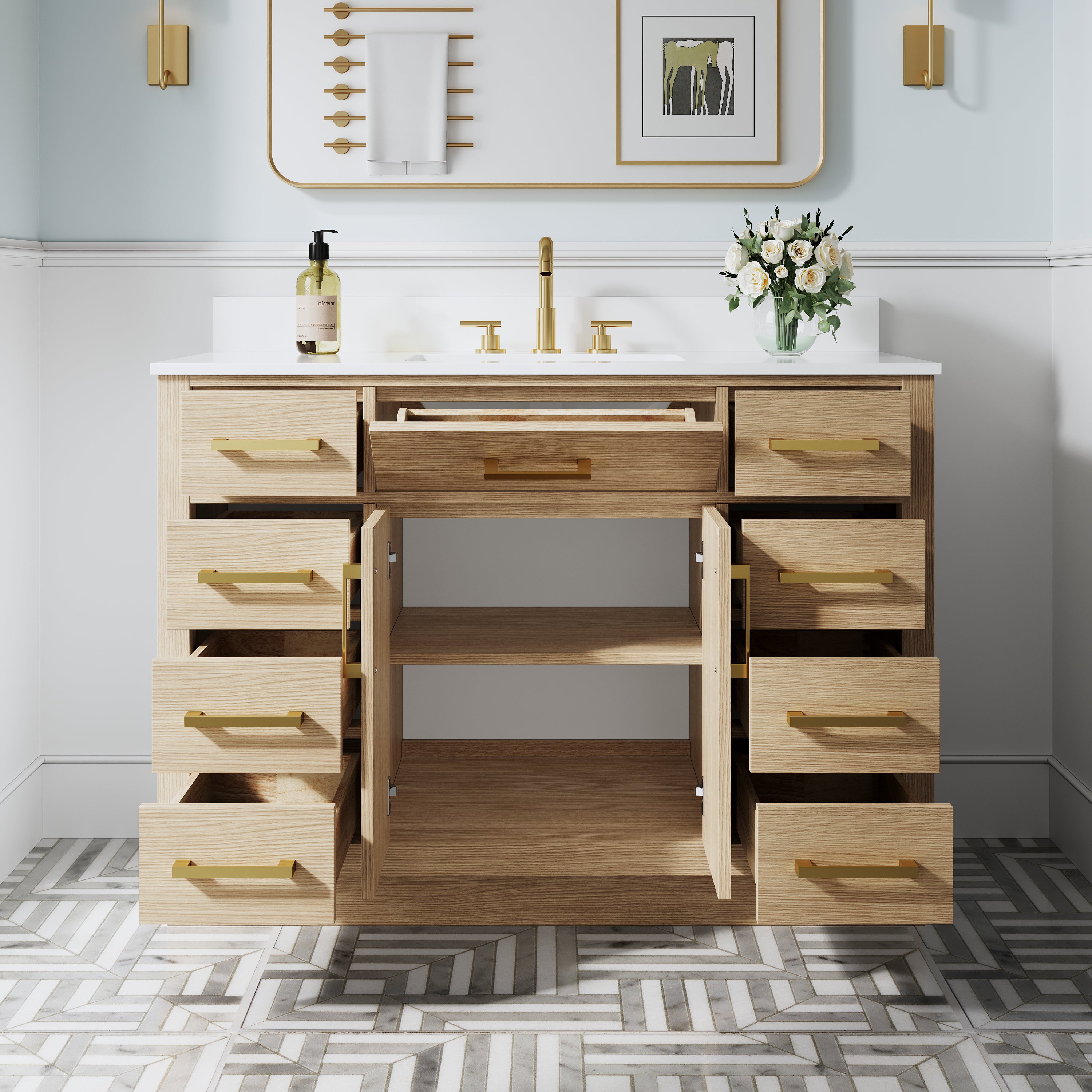 #Handle Color_Brushed Gold