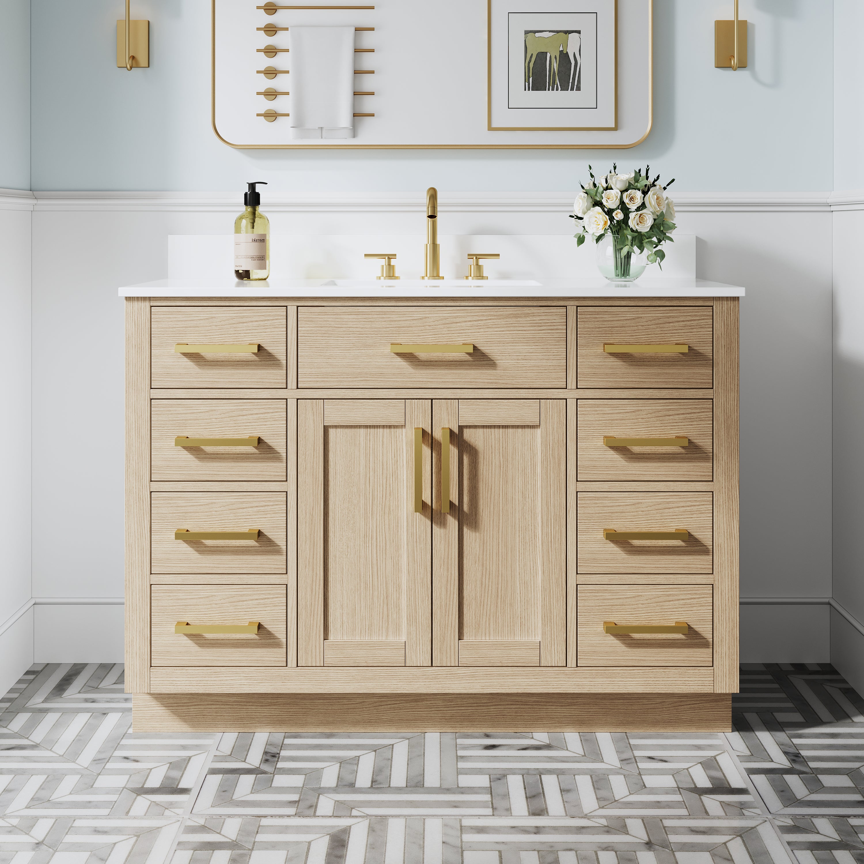 #Handle Color_Brushed Gold