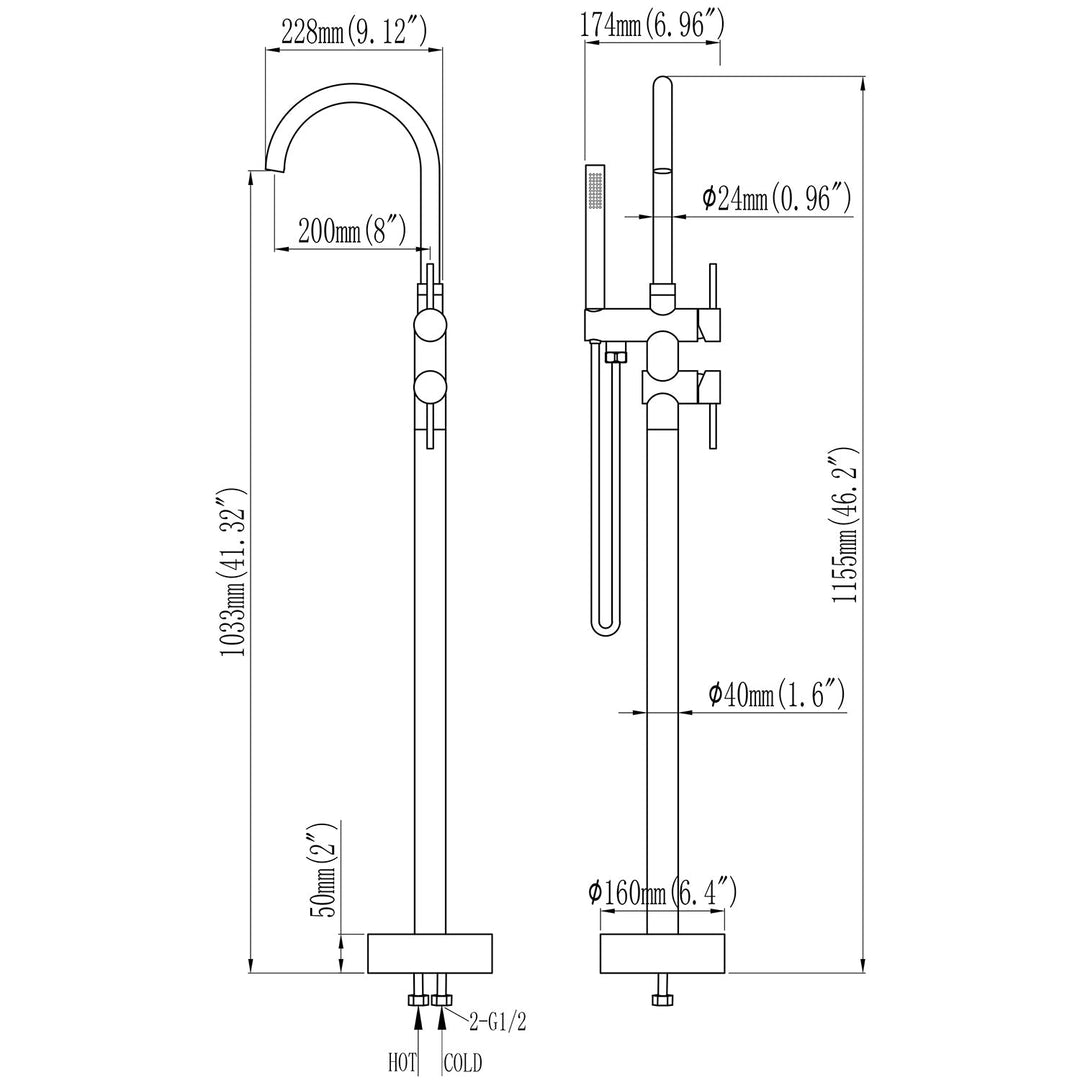 Free Standing Tub Faucets