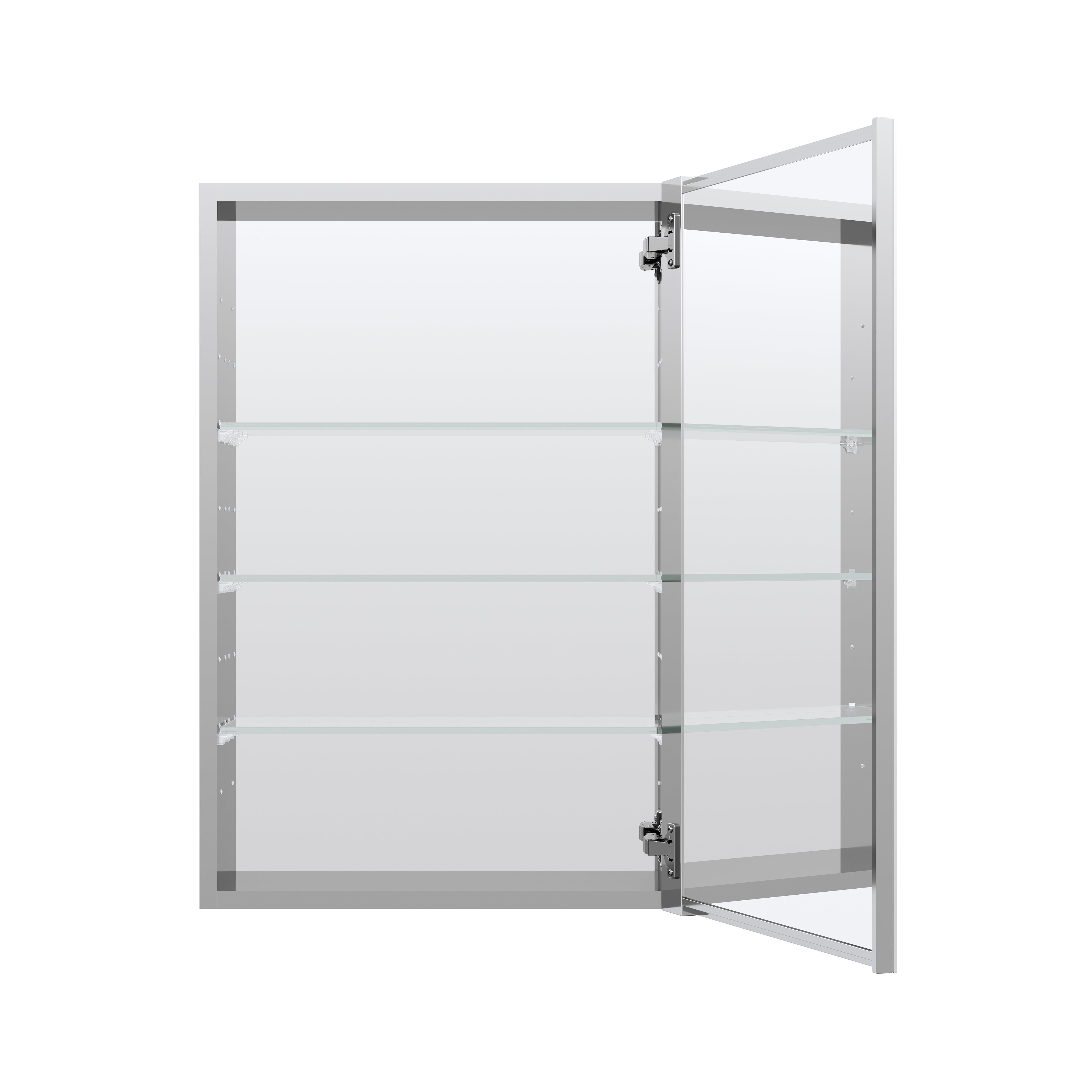 2-Pack 20 in.×30 in. Copper-Free Tri-Views Mirror Cabinet with Adjustable Shelves and Left/Right Swing Door