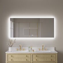60 in. W x 28 in. H LED Backlit and Frontlit Mirror Fog Free Frameless Bathroom Vanity Mirror