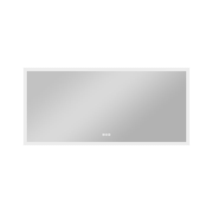 72 in. W x36 in. H LED Light Mirror Rectangular Fog Free Frameless Bathroom Vanity Mirror