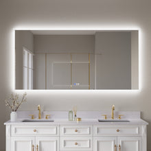 72 in. W x36 in. H LED Backlit and Frontlit Mirror Fog Free Frameless Bathroom Vanity Mirror