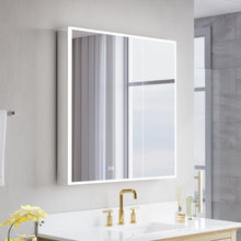 36 in. x 36 in. Recessed/Surface Mount LED Medicine Cabinet with 3X Magnifier Glass Mirror and Dual Doors