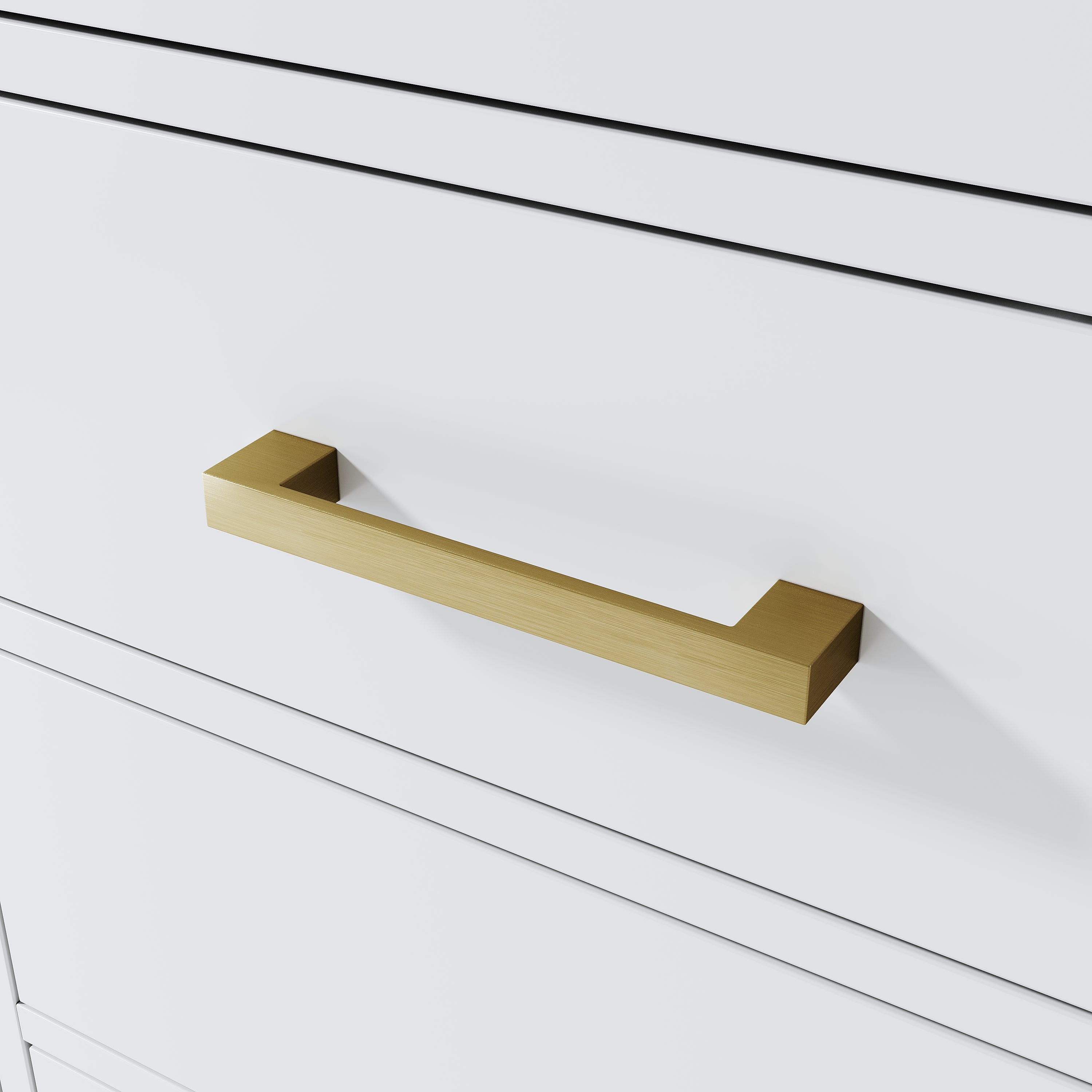 84 Inch Solid Wood Bathroom Vanity with White Cultured Marble Top, 4 Soft-Close Doors & 14 Drawers, White