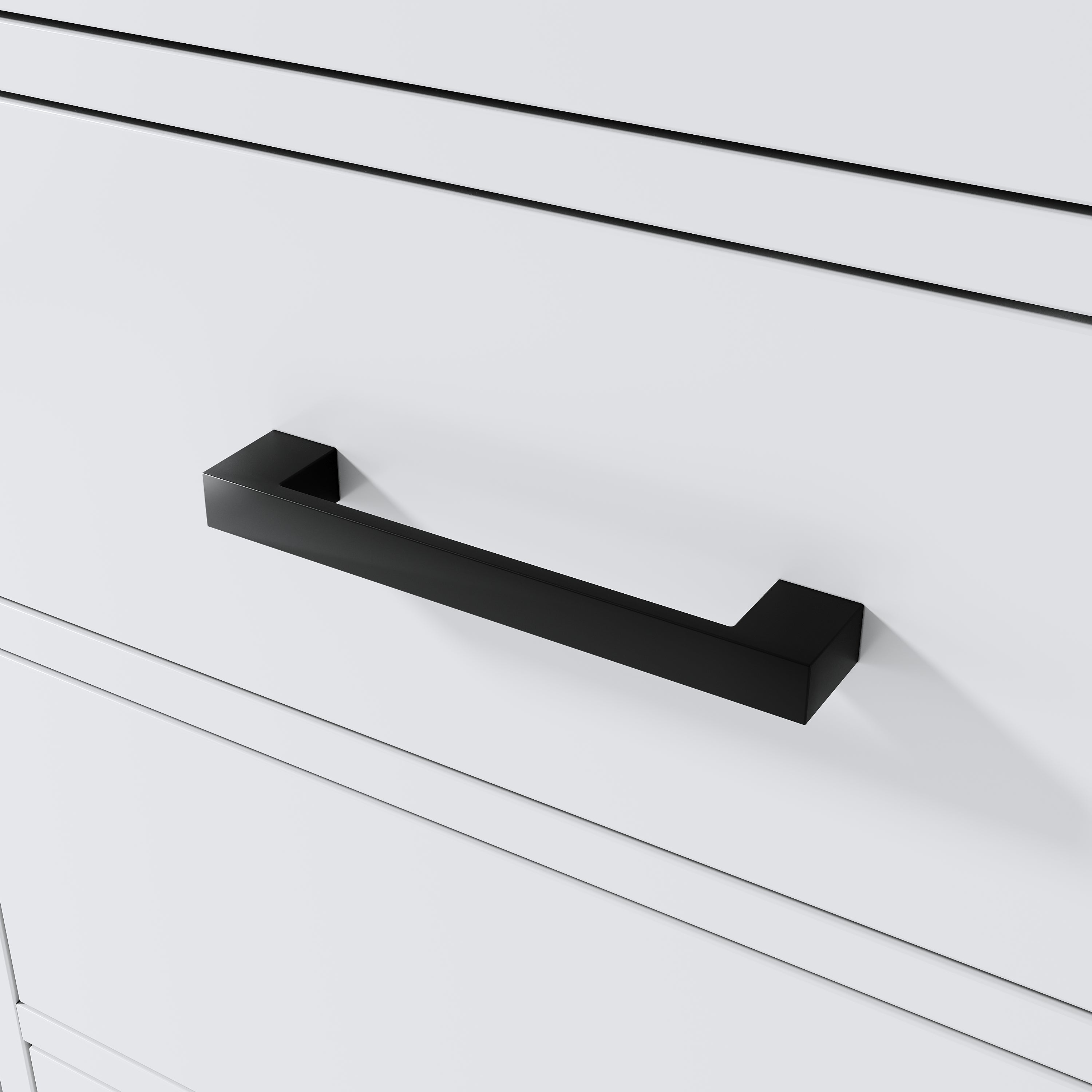 84 Inch Solid Wood Bathroom Vanity with White Cultured Marble Top, 4 Soft-Close Doors & 14 Drawers, White