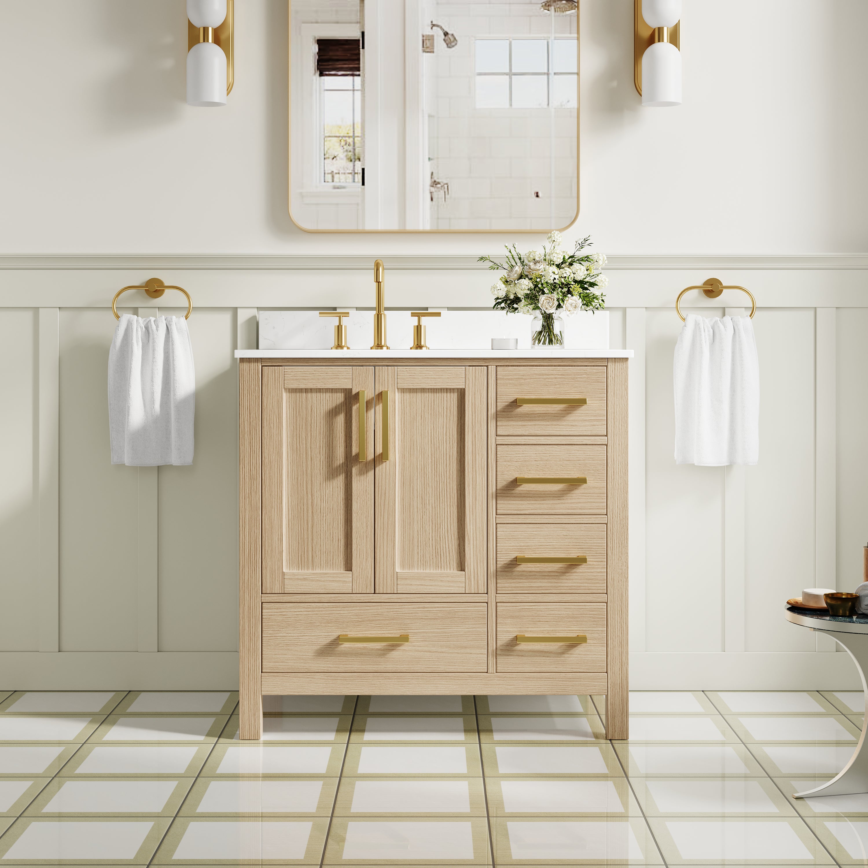 #Handle Color_Brushed Gold