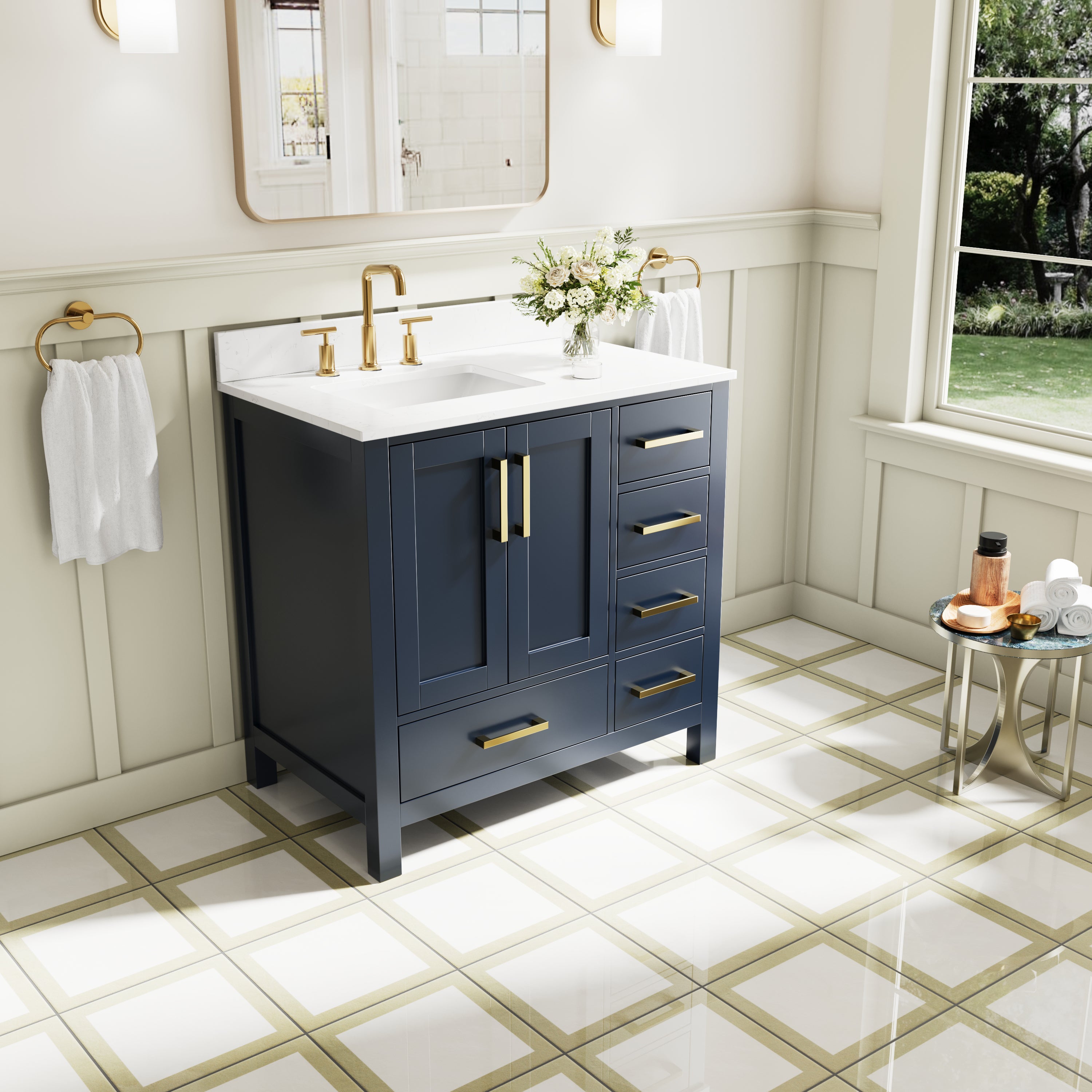 #Handle Color_Brushed Gold