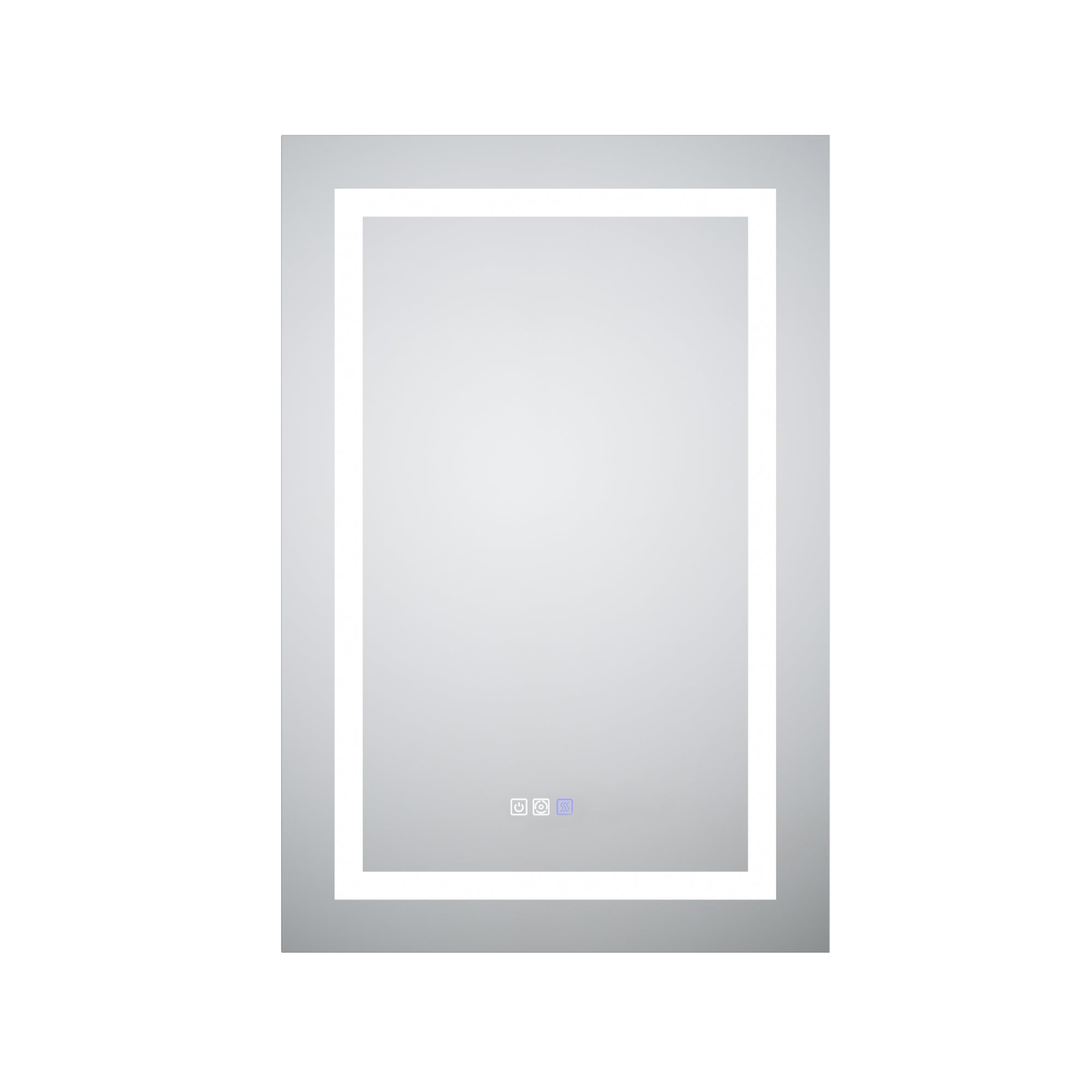 2-Pack 24 in. x 36 in. Recessed/Surface Mount Medicine Cabinet with 5X Magnifier Mirror and Night Light(Left+Right)