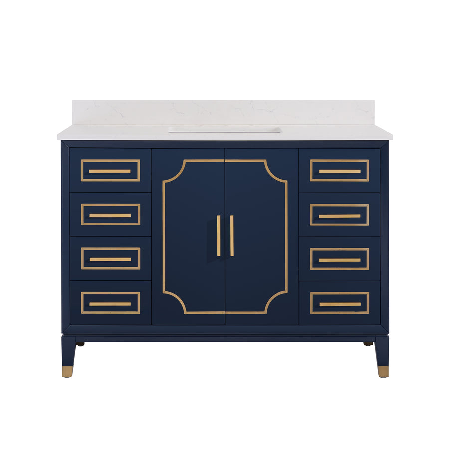 Navy Bathroom Vanity