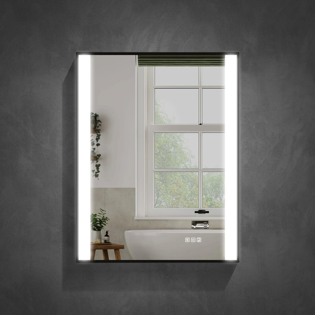28 in. x 36 in. LED Light Bathroom Mirror with Anti-Fog Function
