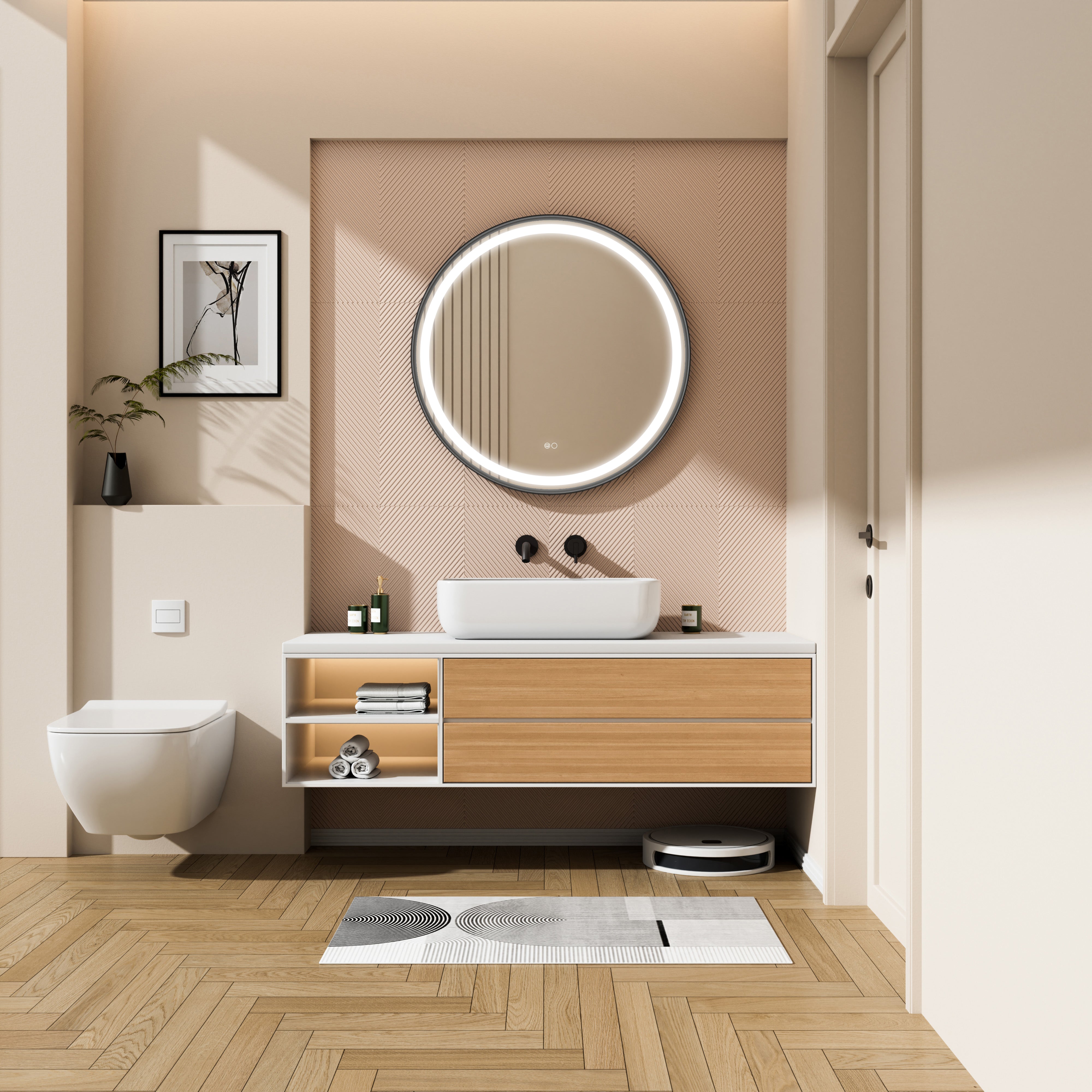 Bathroom Mirror with Light