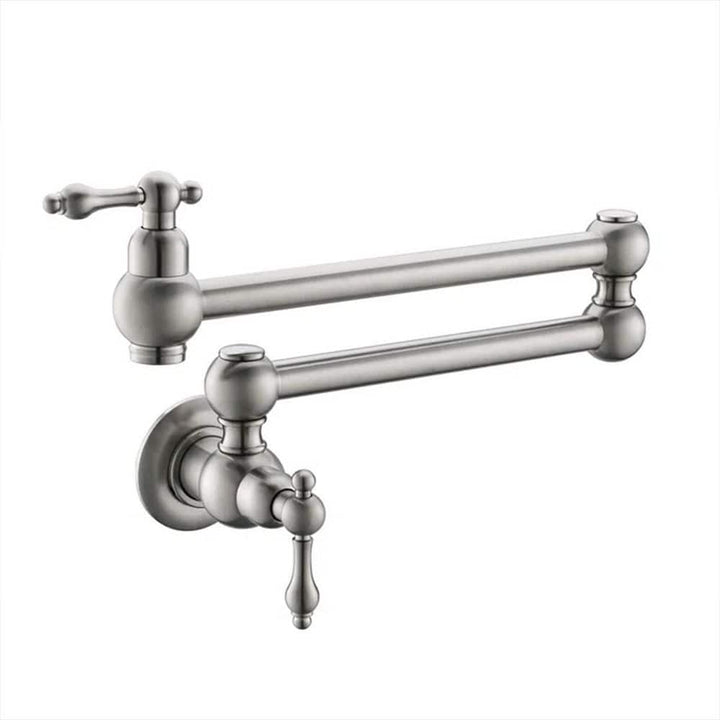 Wall Mounted Pot Filler Faucet with 2 Handles