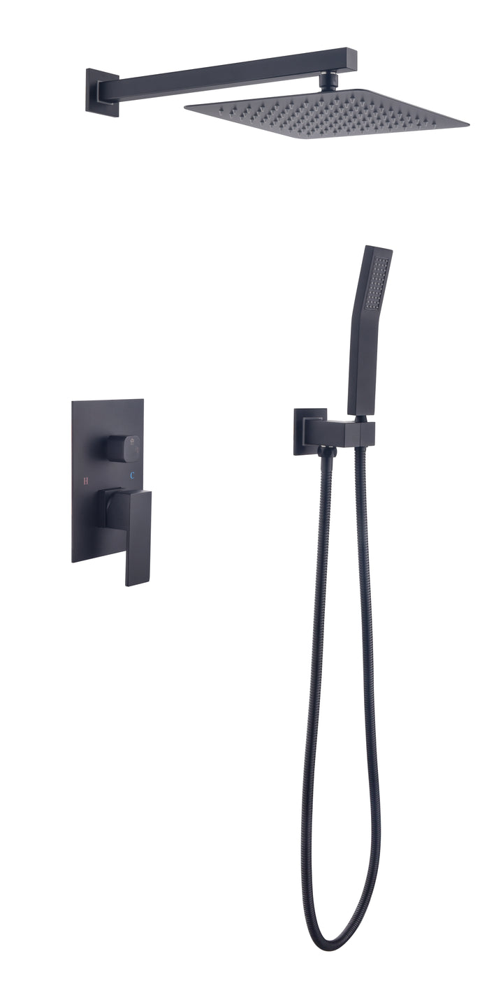 10-inch Shower Head Bathroom Luxury Rain Mixer Shower Complete Combo Set