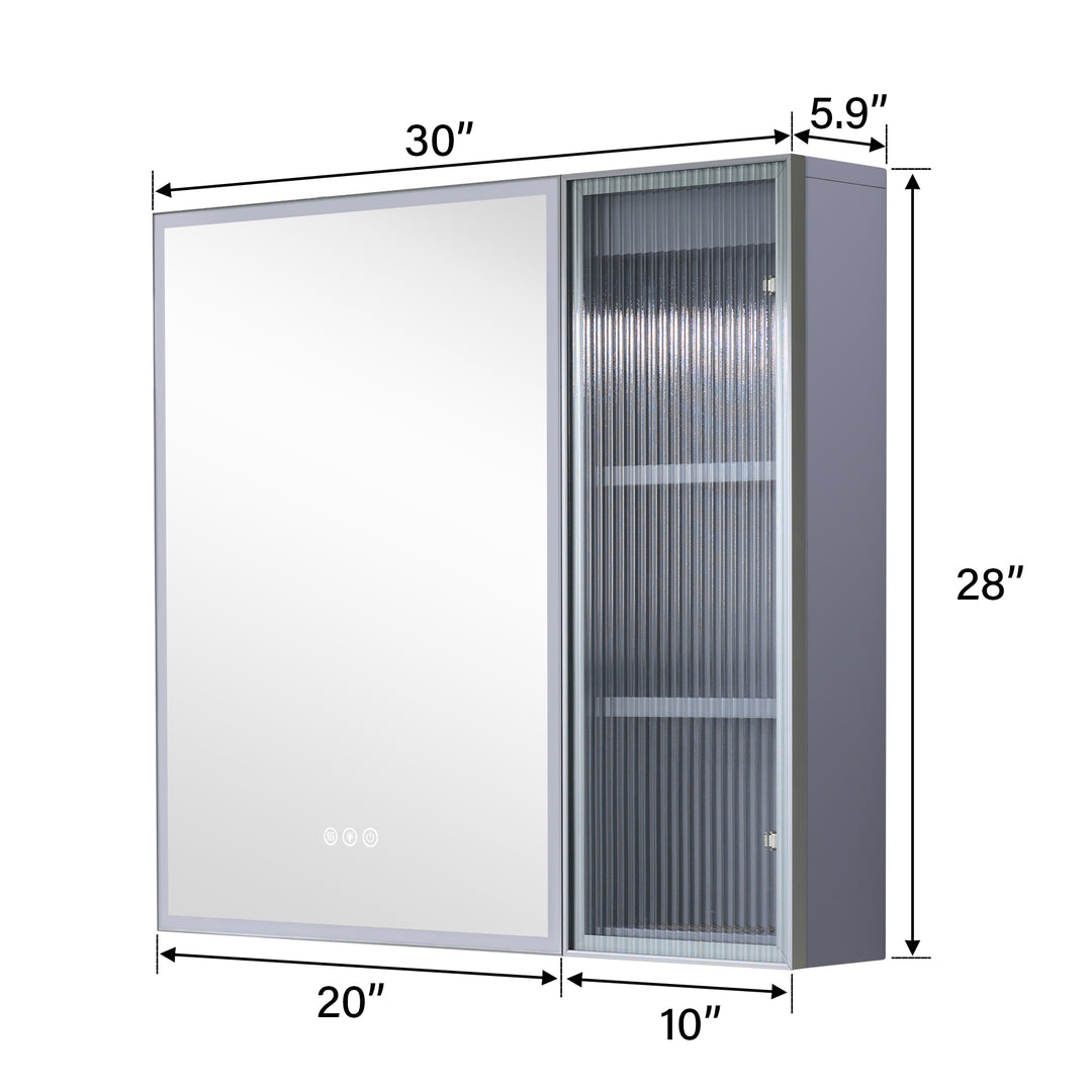 Lighted Mirror Medicine Cabinet