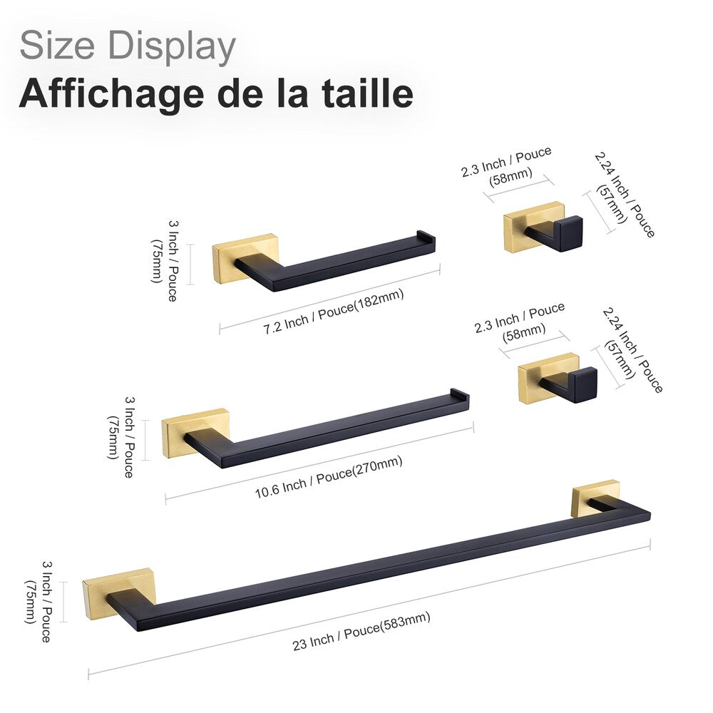 #Color_Matte Black Gold