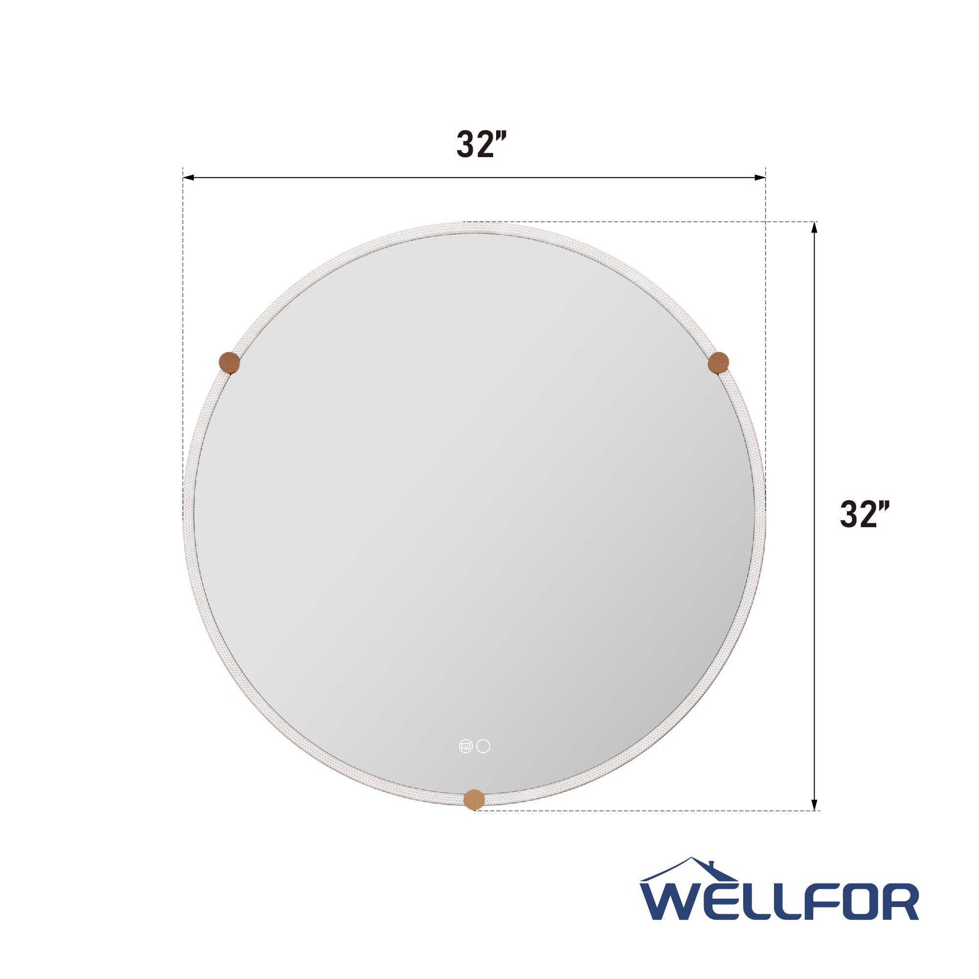 Smart Bathroom Mirror Size