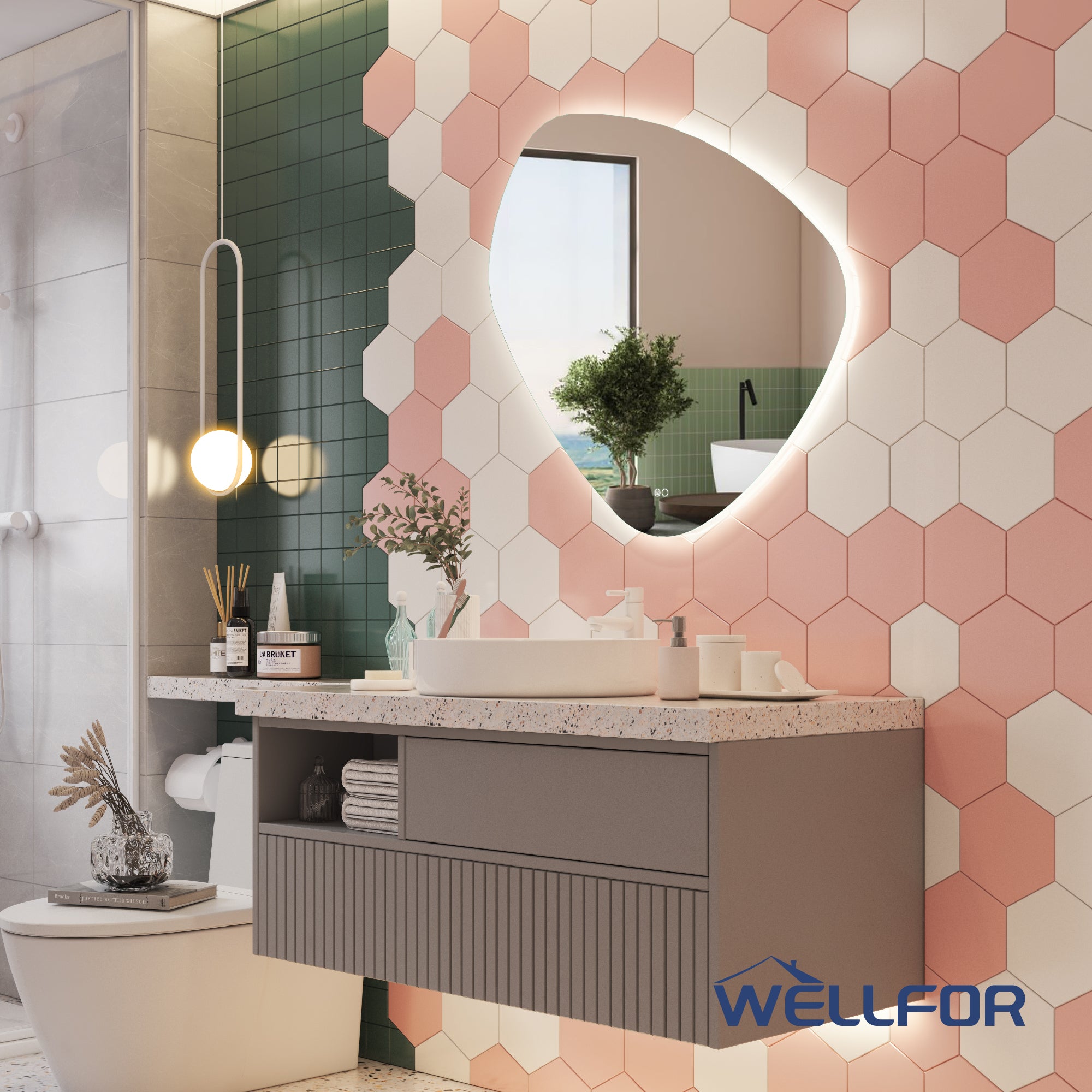 Lighted Bathroom Mirrors