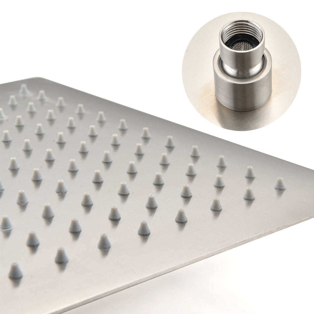 10inch/ 12inch/ 16inch Ceiling Mounted Shower System Combo Set with Handheld & Shower head