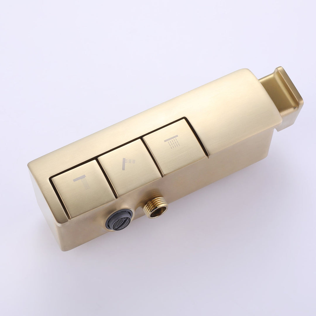 10 inch Complete Exposed Shower System With Rough-In Valve