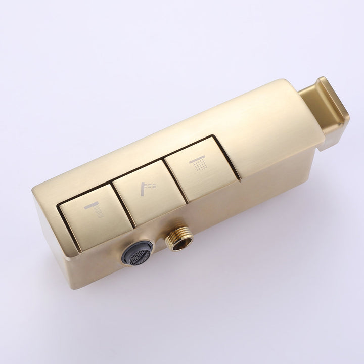 10 inch Complete Exposed Shower System With Rough-In Valve