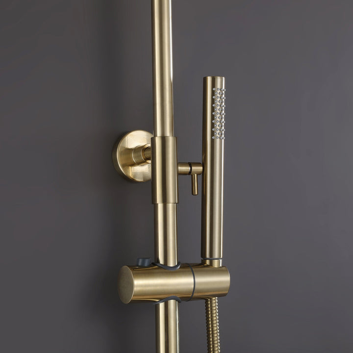 10 inch Complete Exposed Shower System With Rough-In Valve