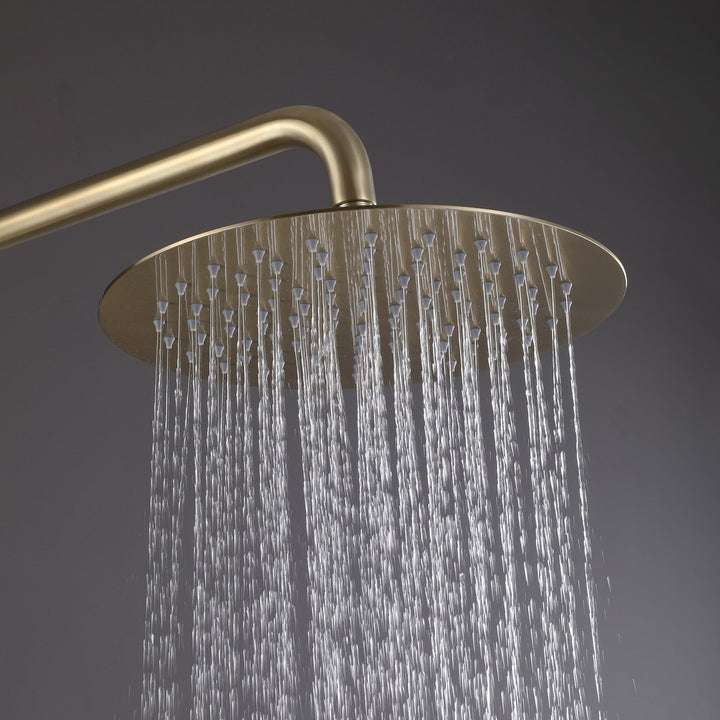 10 inch Complete Exposed Shower System With Rough-In Valve