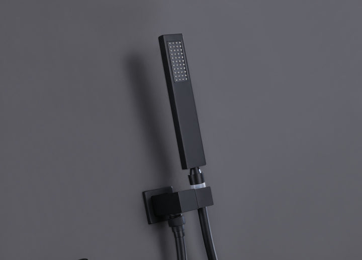 10 inch 3-Function Pressure-Balanced Rain Shower System with Tub Spout