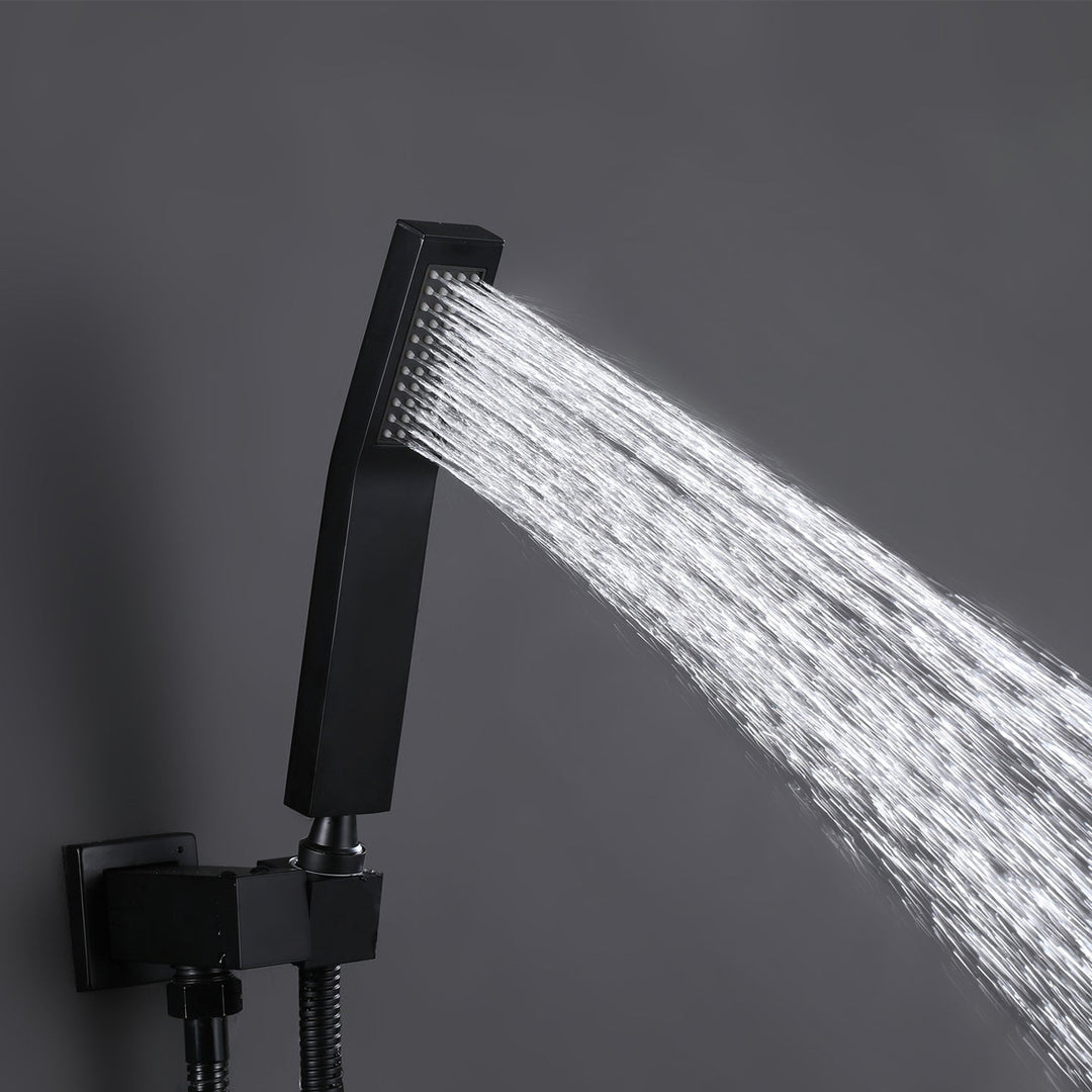 2-Function Thermostatic Complete Shower System With Handheld