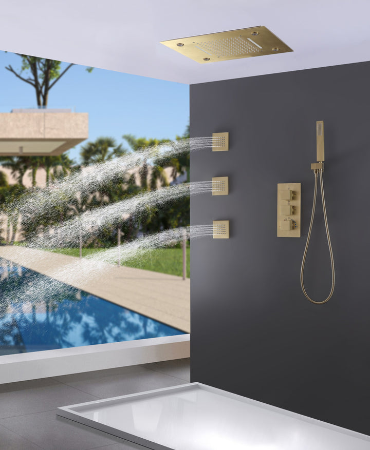 shower systems with handheld