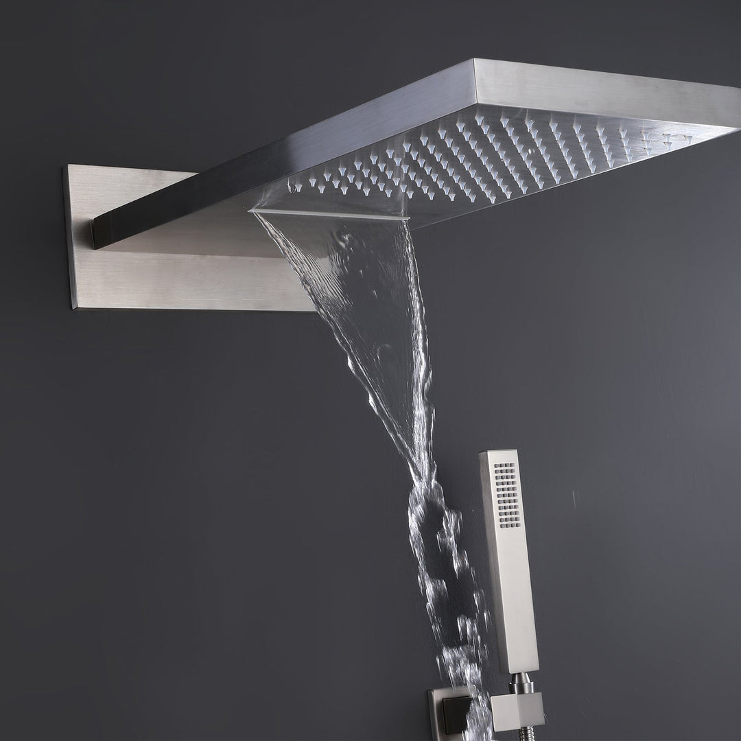 rain shower system with handheld