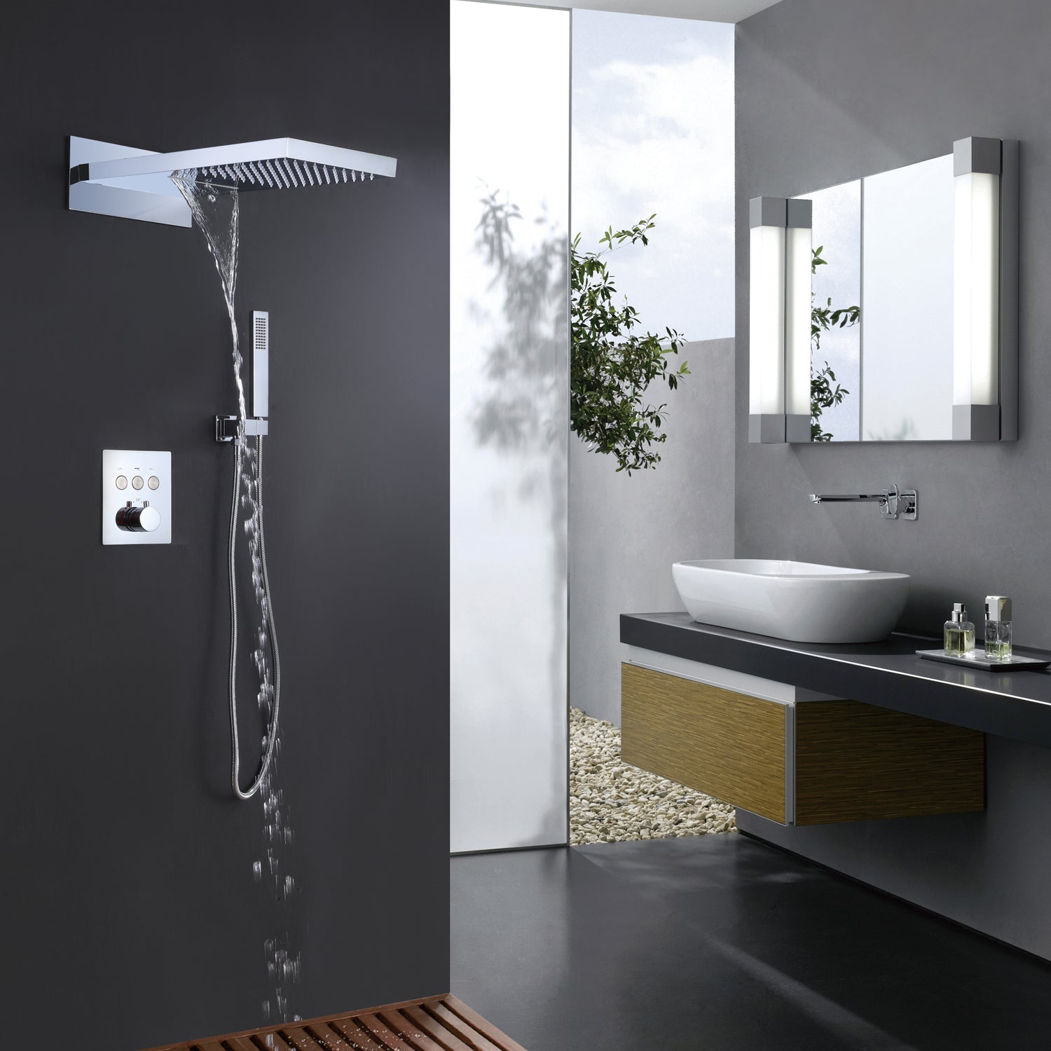 thermostatic shower systems