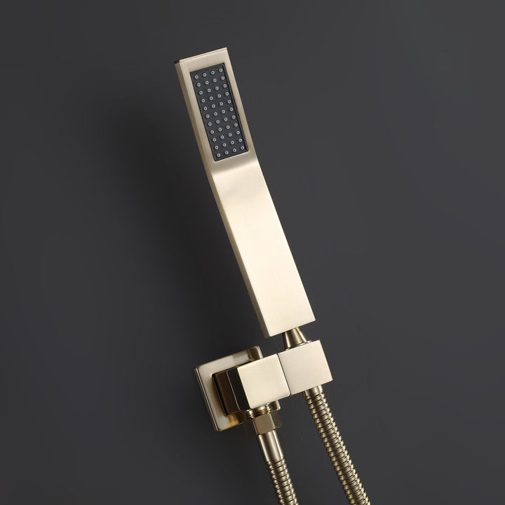 2-Function Thermostatic Complete Shower System With Handheld