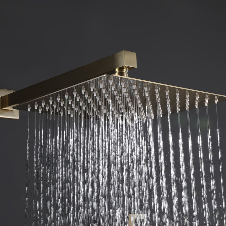 2-Function Thermostatic Complete Shower System With Handheld