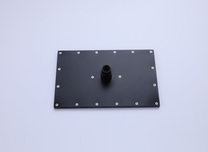 10 inch Concealed Ceiling Mounted Single Handle Matte Black Shower Faucet Set
