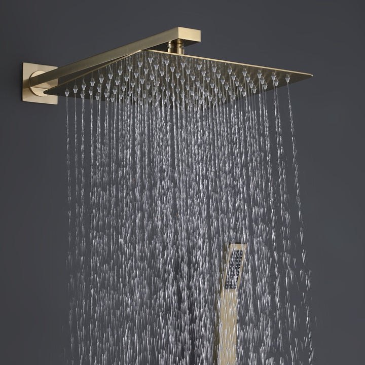 shower systems with rain shower and handheld