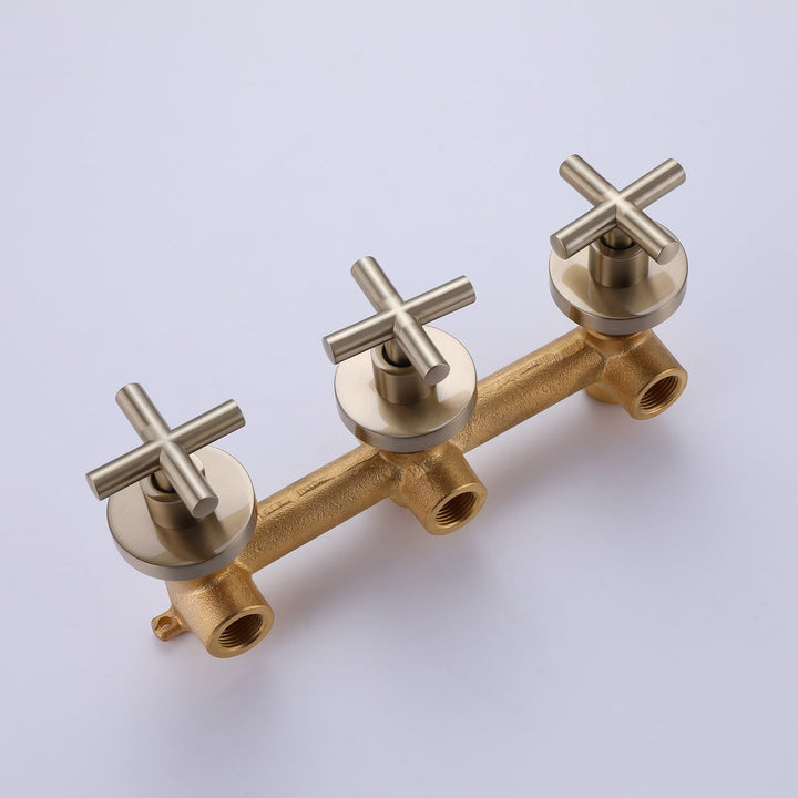 10 inch Concealed Installation Stainless Steel SPA Shower Faucet Set