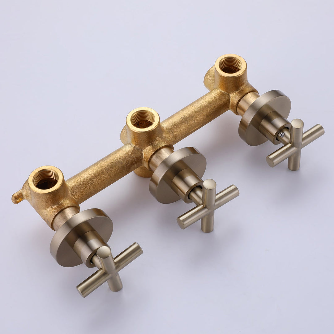 10 inch Concealed Installation Stainless Steel SPA Shower Faucet Set