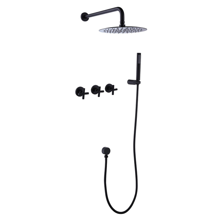 10 inch Concealed Installation Stainless Steel SPA Shower Faucet Set