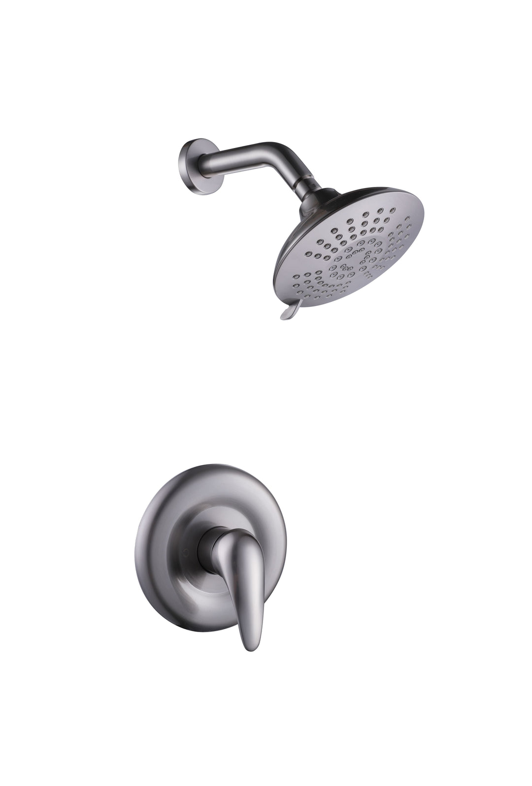 Wall Mounted Shower Faucet With Rough-In Valve And Lever Handle