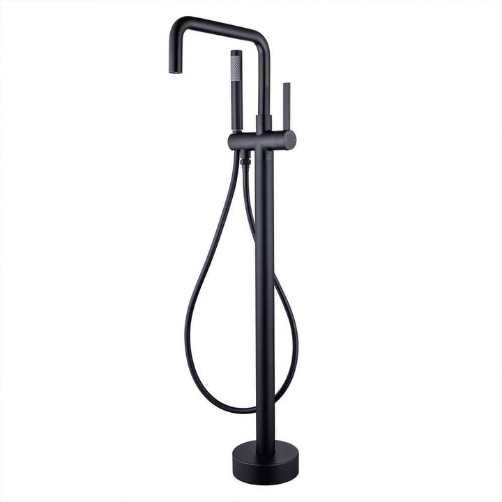 Single Handle Freestanding Tub Faucet with Hand Shower