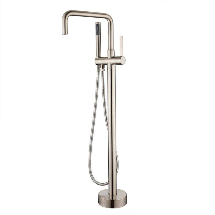 Single Handle Freestanding Tub Faucet with Hand Shower