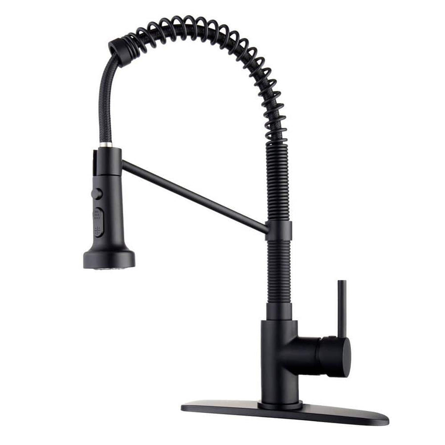 black kitchen faucets