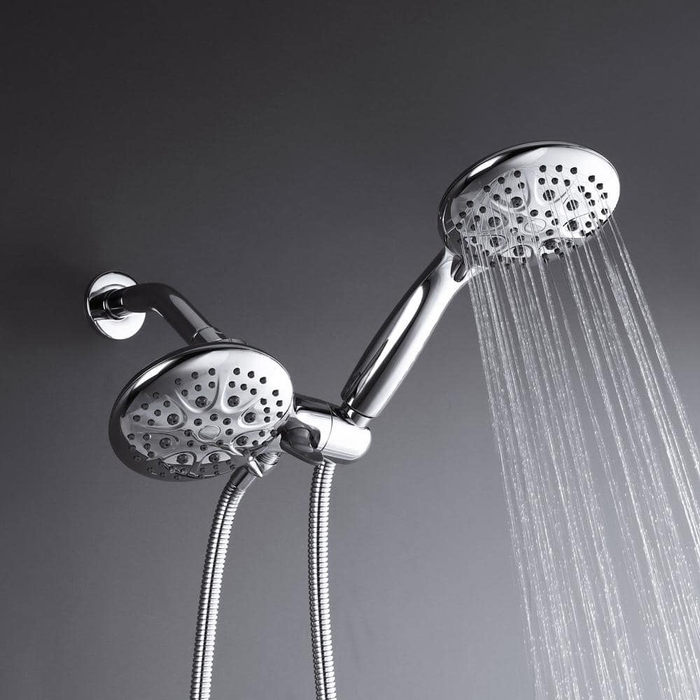 One-Handle 6-Spray Polished Chrome Shower Faucet