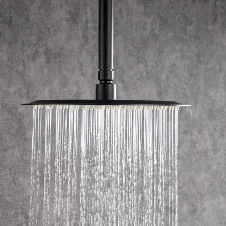 Ceiling Single-Handle 3-Spray Round High Pressure Shower Faucet with 10 in. Shower Head
