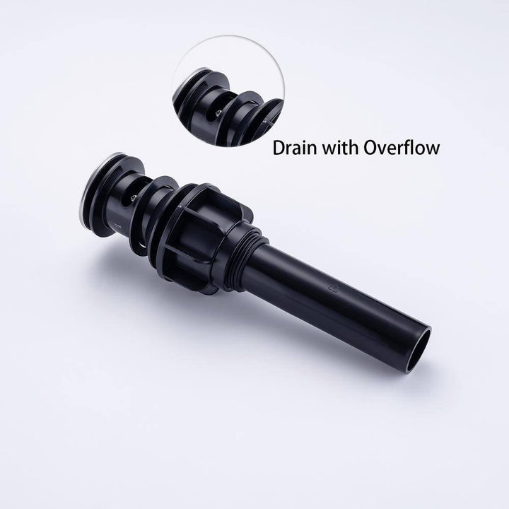4 in. Centerset Double-Handle High-Arc Bathroom Faucet with Drain and Supply Lines Included