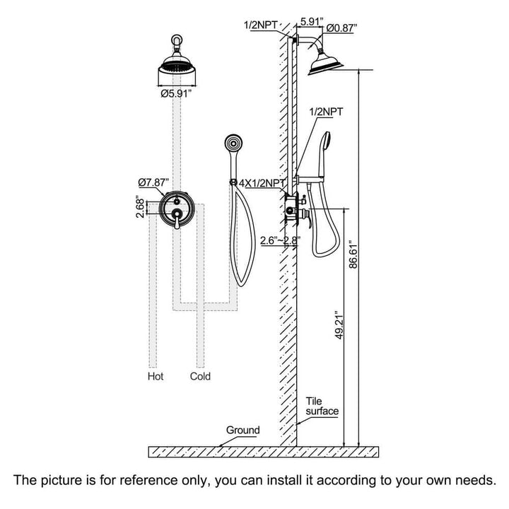 high pressure shower head