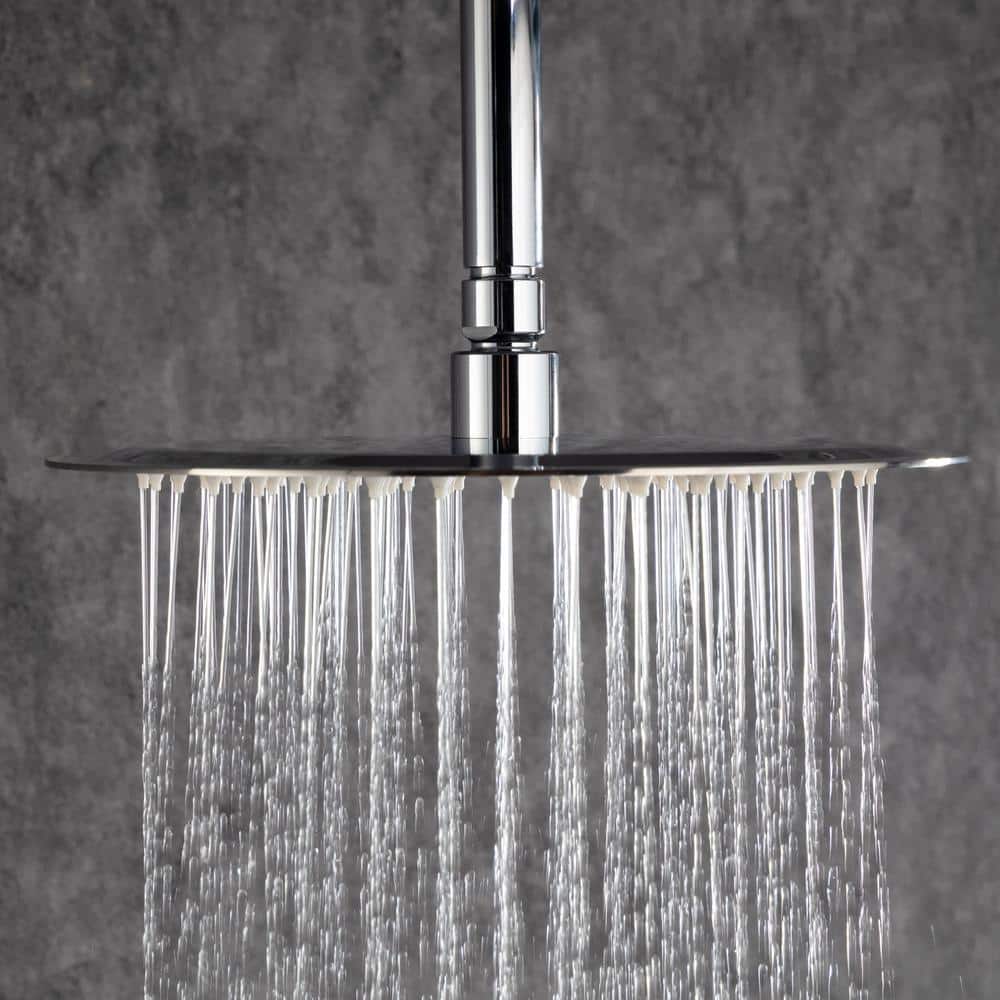 Ceiling Single-Handle 3-Spray Round High Pressure Shower Faucet with 10 in. Shower Head